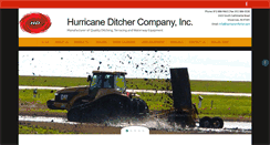 Desktop Screenshot of hurricane-ditcher.com