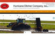 Tablet Screenshot of hurricane-ditcher.com